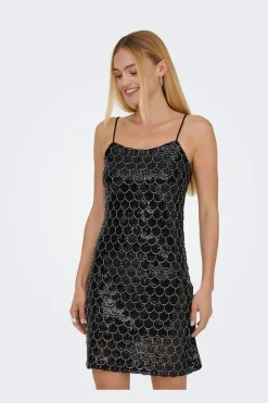 Outlet Only Onlbrielle Strap Sequins Dress 4866308 Black