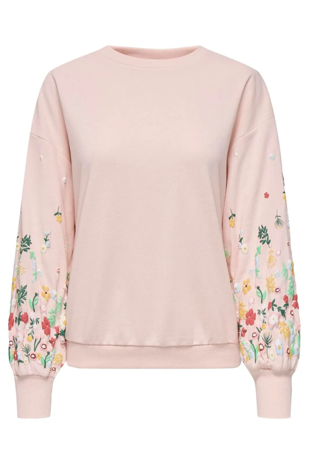 Clearance Only Onlbrooke L/S O-Neck Flower Swt 4691872 Potpourri Sleeve Flower