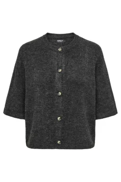 Sale Only Onlcamilla S/S Cardigan Knt 4807878 Dark Grey Melange