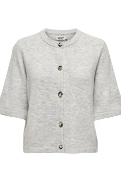 Clearance Only Onlcamilla S/S Cardigan Knt 4758829 Light Grey Melange