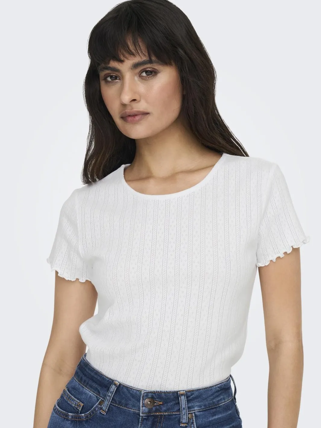 Sale Only Onlcarlotta SS Top 3876952 White