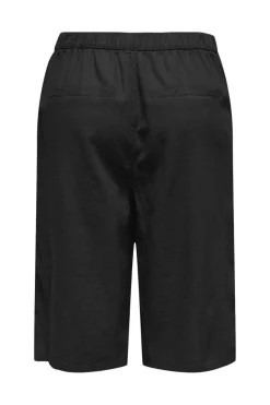 Outlet Only Onlcaro Linen Bl Bermu Shorts Cc 4727116 Black