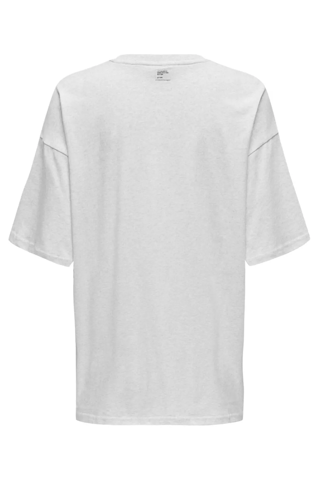 Online Only Onlcassie S/S Top Box 4619282 Light Grey Melange Social + Labels Brooklyn