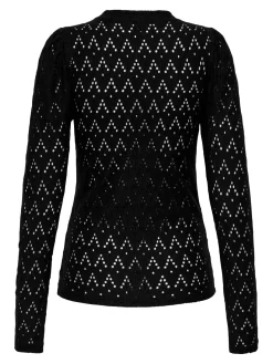 Online Only Onlcattleya Life L/S Top 4891929 Black