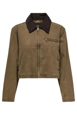 Clearance Only Onlcava Collar Jacket Cc 4794236 Bistre Collar Chocolate Torte