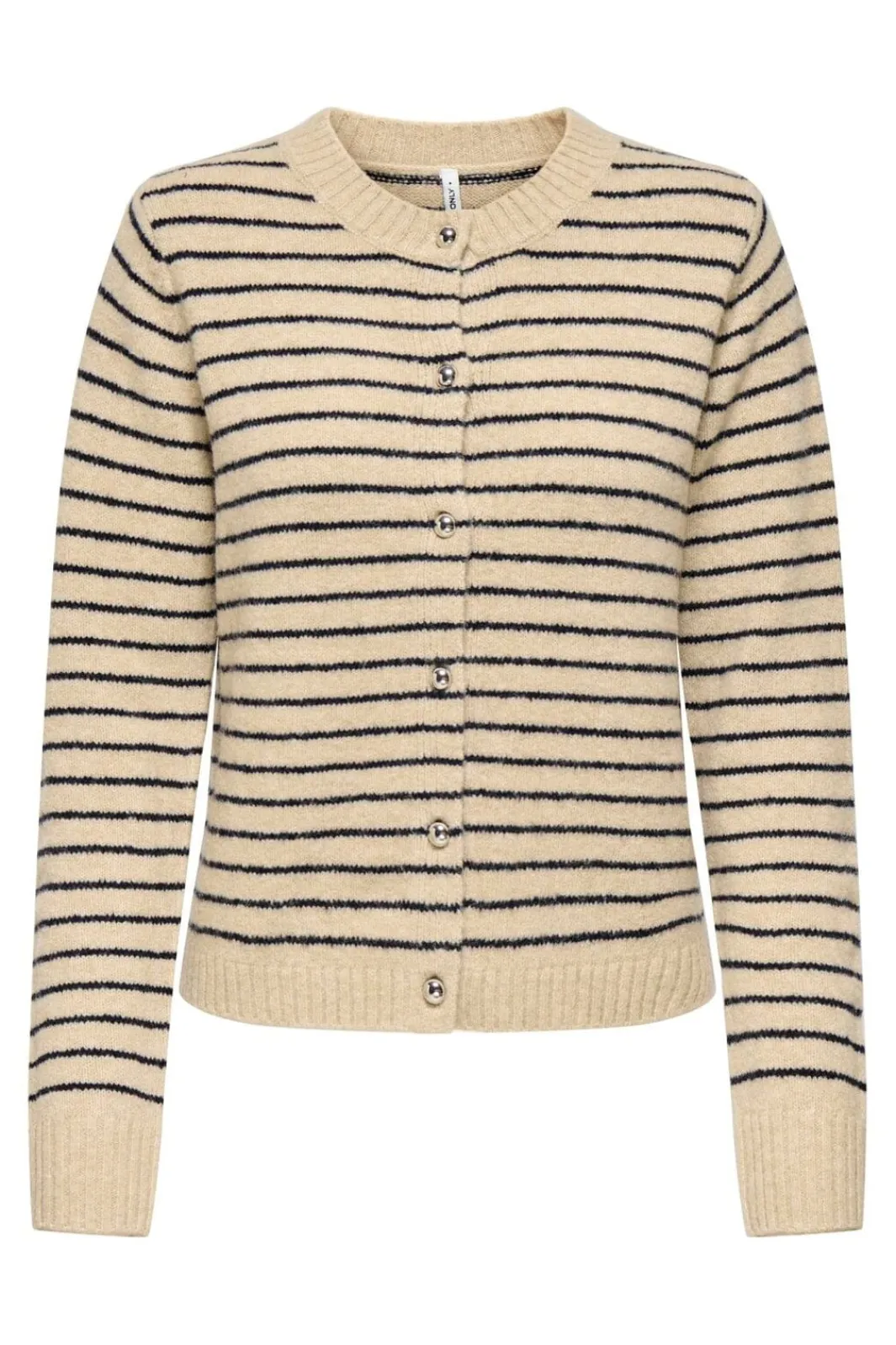 Sale Only Onlchester Life Ls Stripe Cardi Cc Knt 4917596 Humus Niht Sky/Mel/Silver Button