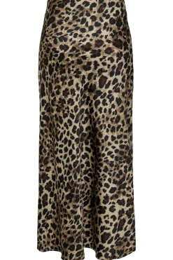 New Only Onlchigo Ankel Satin Skirt 4695412 Light Taupe Leo Energy