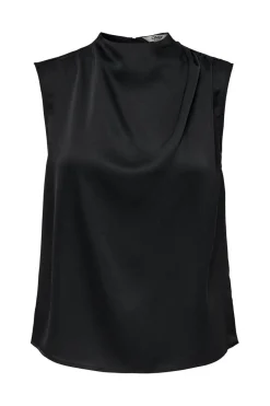 Online Only Onlchigo Life Sl Pleat Top 4891717 Black
