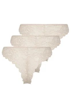 Only Onlchloe Lace Brazil 3-Pack Acc 4801850 Peach Taffy X3