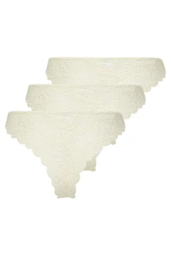 Only Onlchloe Lace Brazil 3-Pack Acc 4801849 Cloud Dancer X3