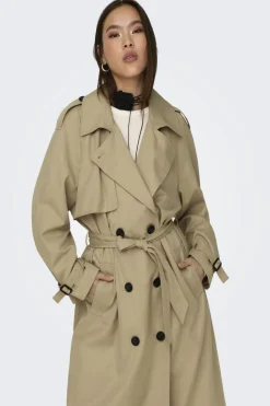 Discount Only Onlchloe Trenchcoat Double B. Otw 3781745 Tannin
