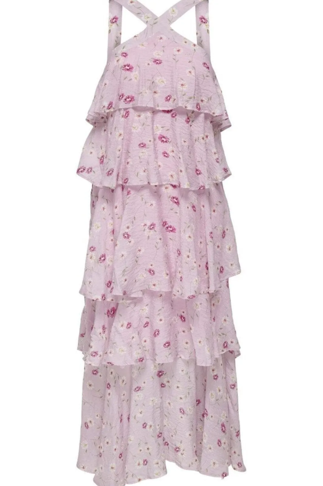 Sale Only Onlcinderella S/L Layered Dress 4776579 Orchid Pink Wauw Flower