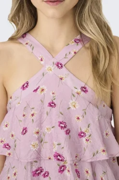 Sale Only Onlcinderella S/L Layered Dress 4776579 Orchid Pink Wauw Flower