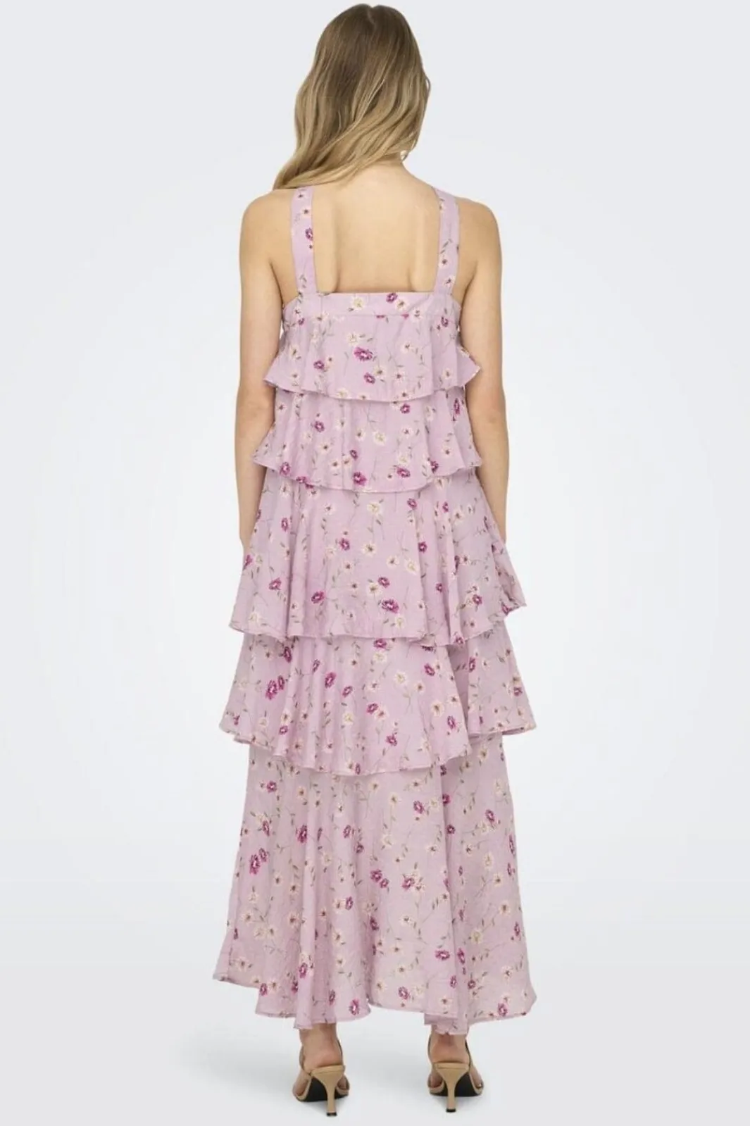 Sale Only Onlcinderella S/L Layered Dress 4776579 Orchid Pink Wauw Flower