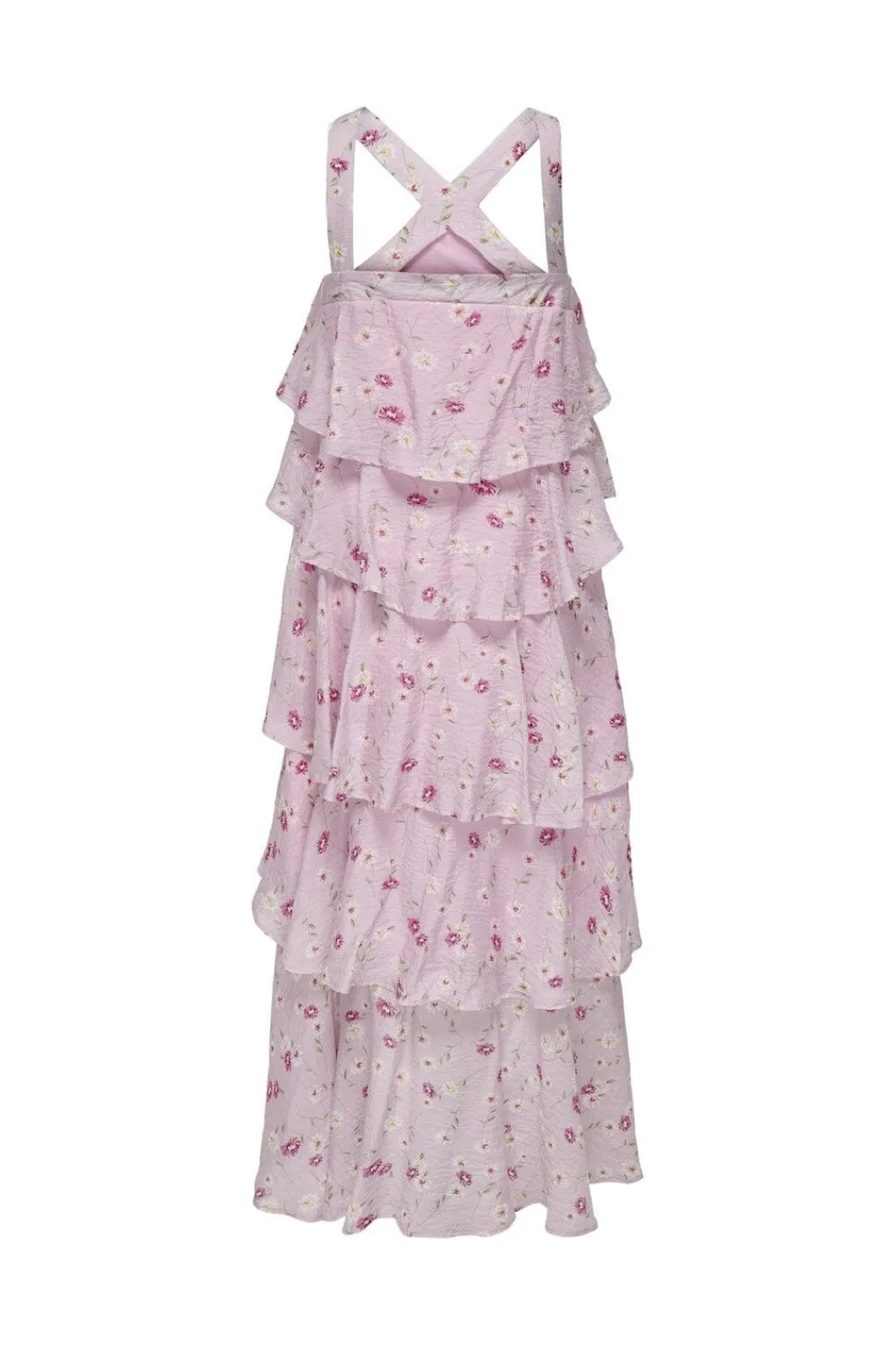 Sale Only Onlcinderella S/L Layered Dress 4776579 Orchid Pink Wauw Flower