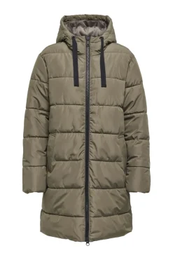 Best Only Onlclair Puffer Hood Coat Cc 4780666 Stone Gray