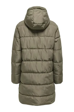 Best Only Onlclair Puffer Hood Coat Cc 4780666 Stone Gray