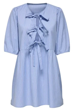 Outlet Only Onlclara Tessa Life Ss Bow Dress 4881783 Serenity W Bw+Ruby Wine