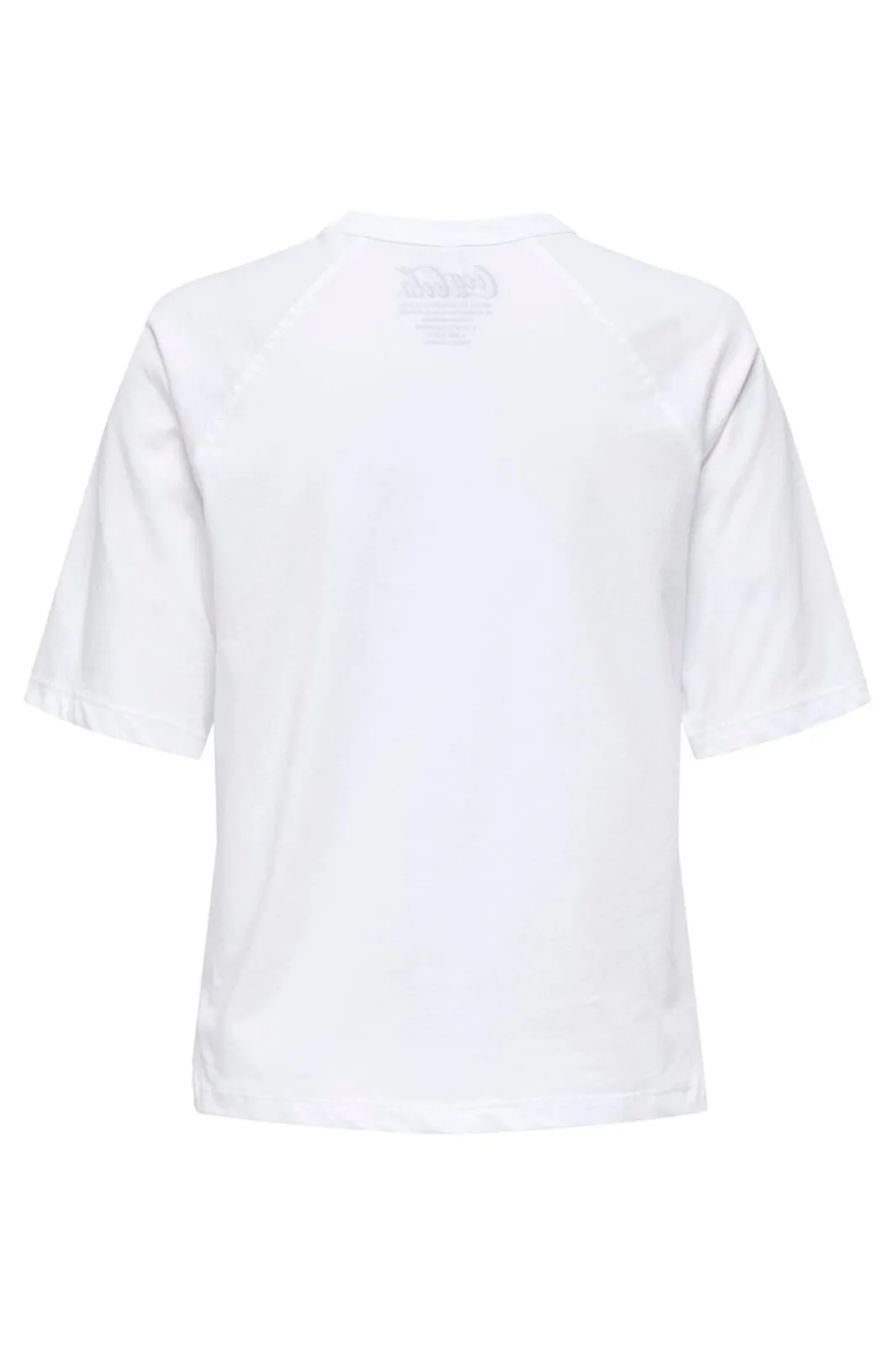 New Only Onlcoca Cola Xmas Life S/S Top 4837322 White Coca Cola Santa