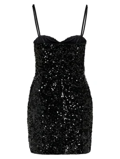 Only Onlconfidence S/L Sequins Tube Dress 4877654 Black Black Sequins
