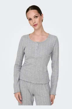Sale Only Onlcozy Pyjamas Set Acc 4655860 Light Grey Melange