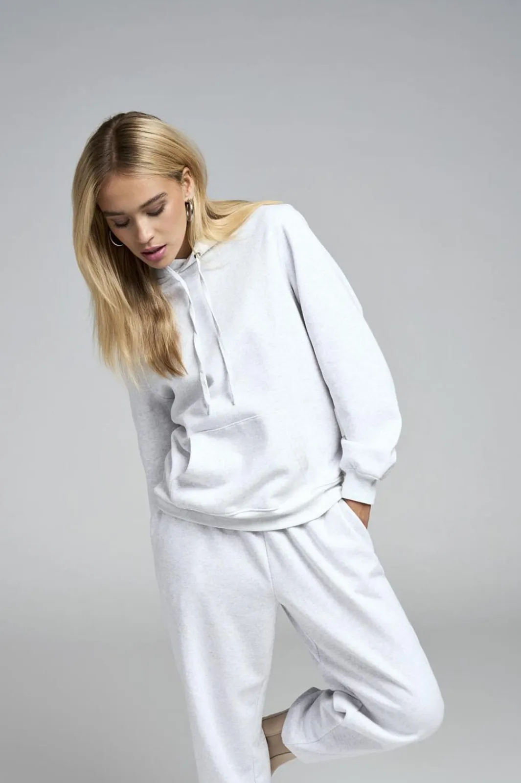 Sale Only Onldaze L/S Hood Swt 4524077 Light Grey Melange