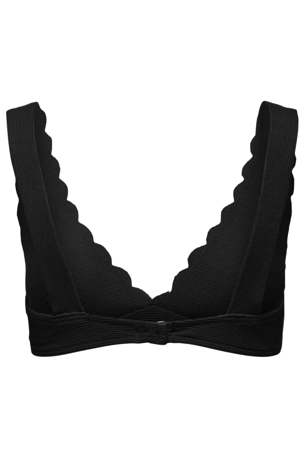Discount Only Onldelphine Scallop Bikini Top Acc 4686068 Black