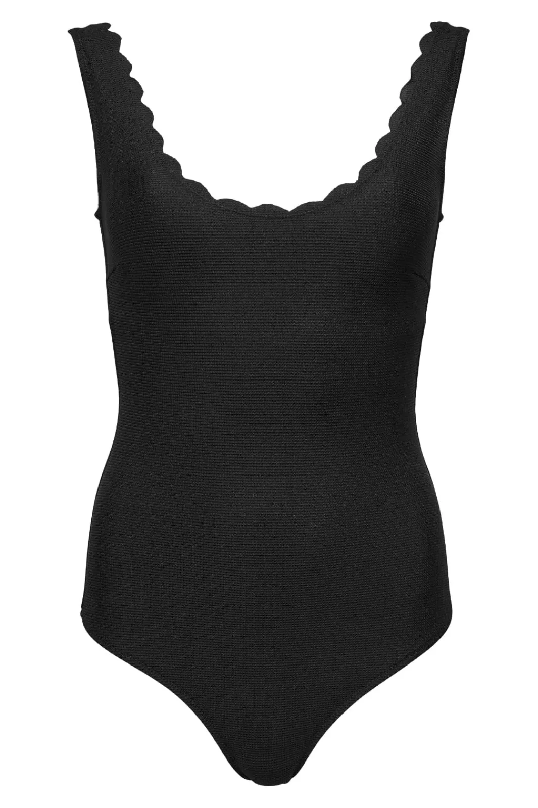 Only Onldelphine Scallop Swimsuit Acc 4686127 Black