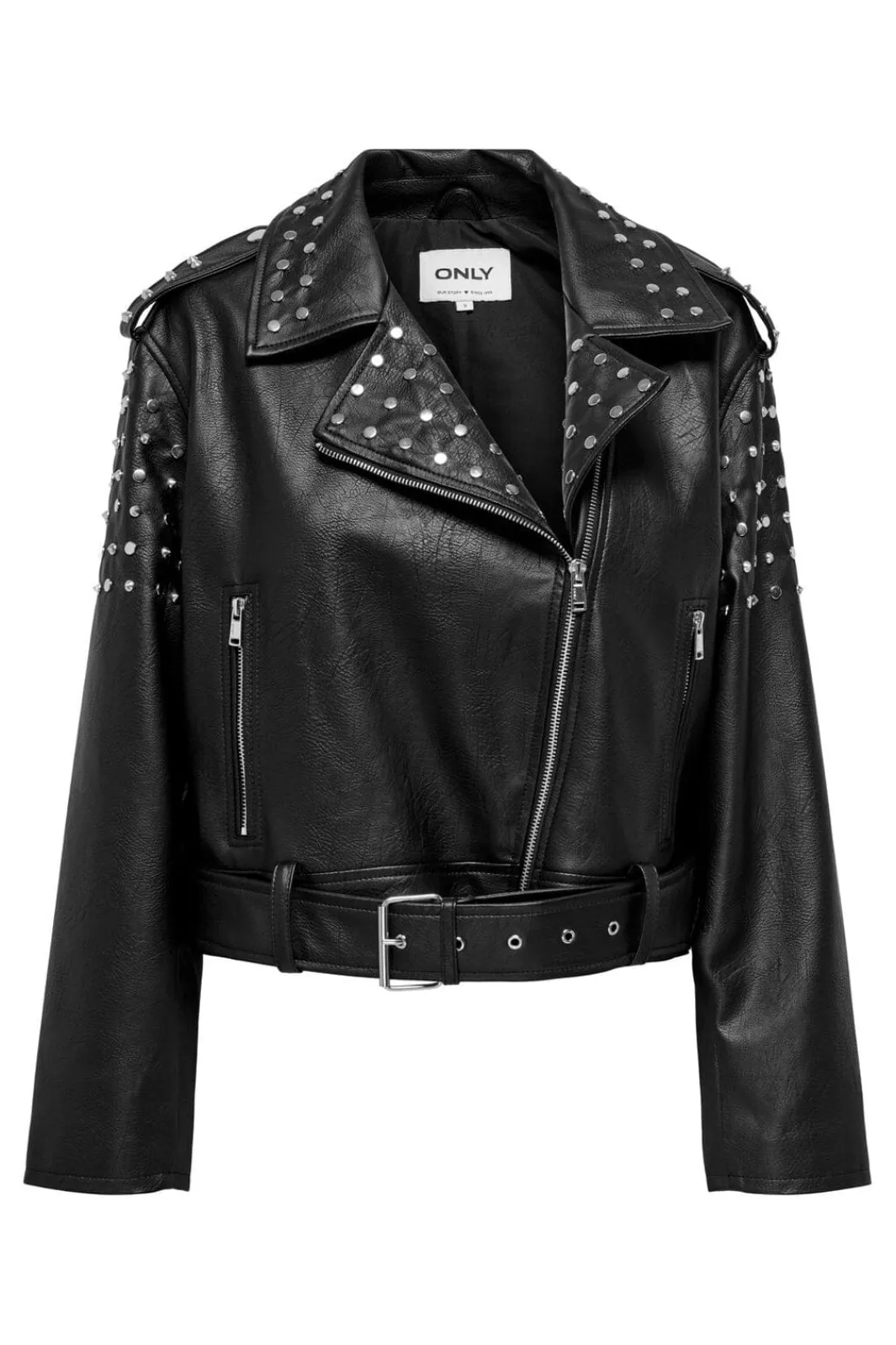 Online Only Onldestiny Faux Leather Biker 4467503 Black