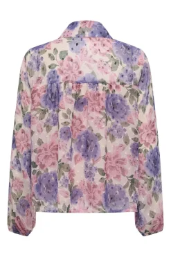 Best Only Onldina L/S Top 4787723 Cloud Dancer Ella Flower
