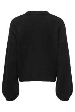 New Only Onldonna Ls Bow V-Neck Knt 4699811 Black