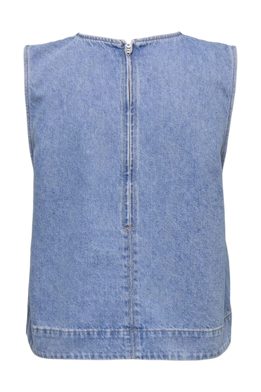Online Only Onldorsi S/L Top Sik 4812566 Light Blue Denim