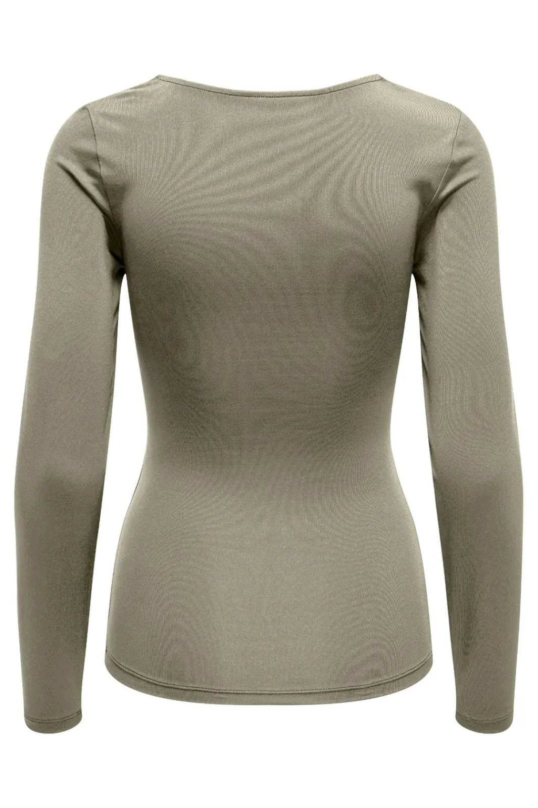Only Onlea L/S 2-Way Deep Neck Top 4575951 Spray Green