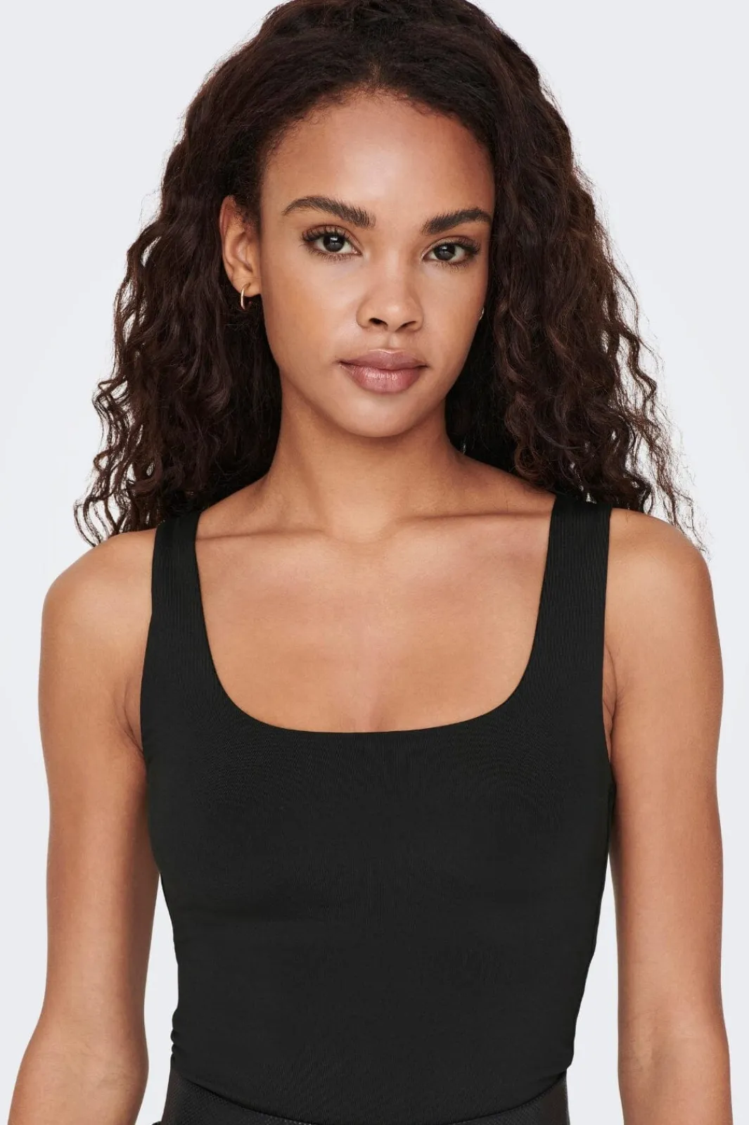 Hot Only Onlea S/L 2-Ways Fit Top 4141432 Black