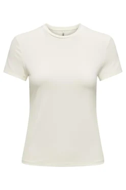 Best Only Onlea S/S Top O-Neck 4593999 Cloud Dancer