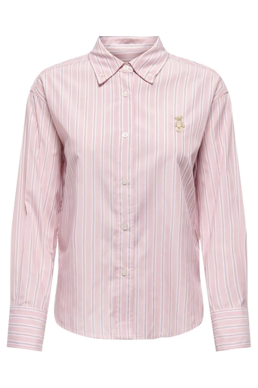 Online Only Onlelara L/S Emb Shirt 4976625 Crystal Rose Cloud Dancer