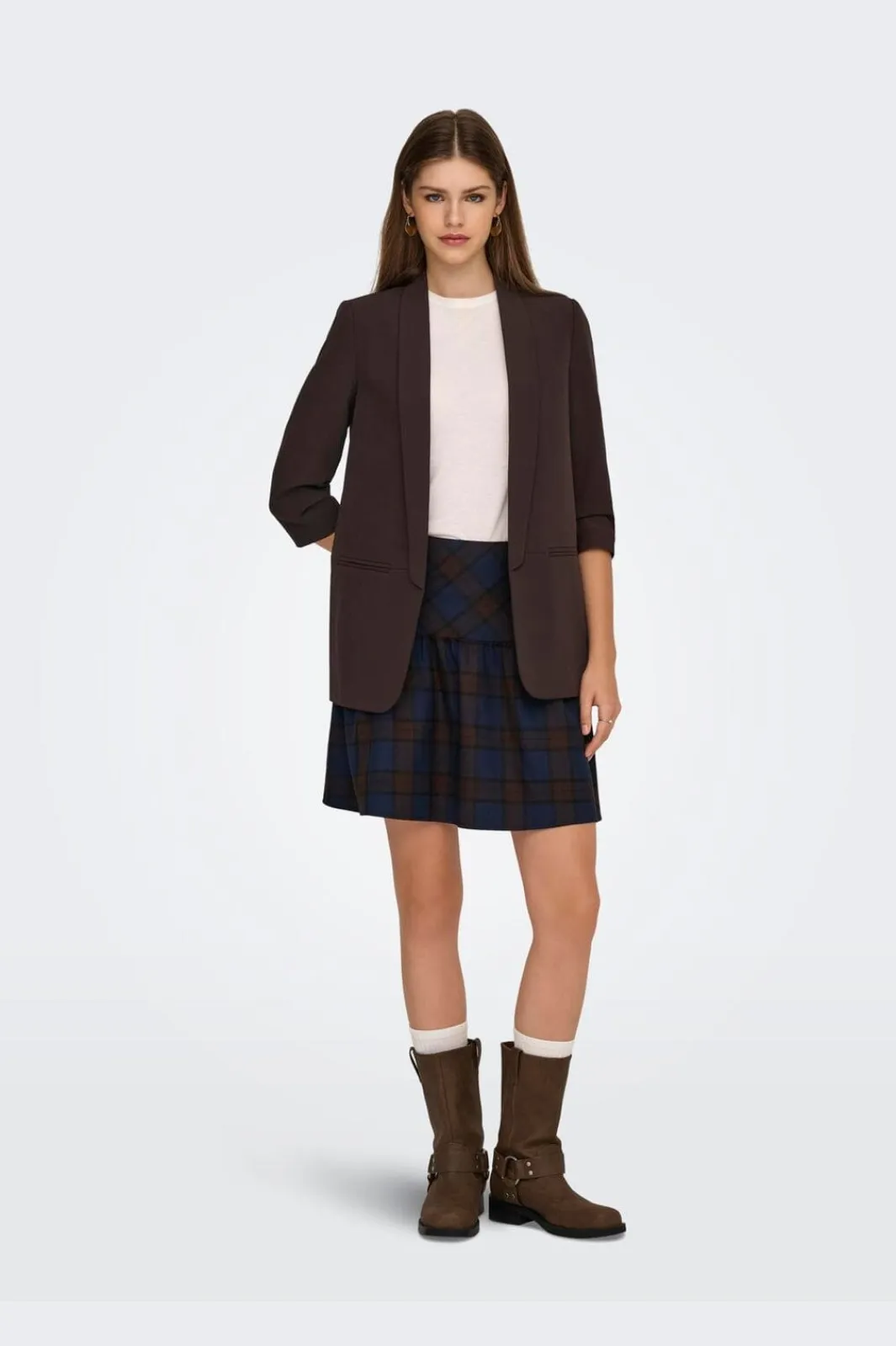 Discount Only Onlelly 3/4 Blazer Tlr 4973184 Coffee Bean