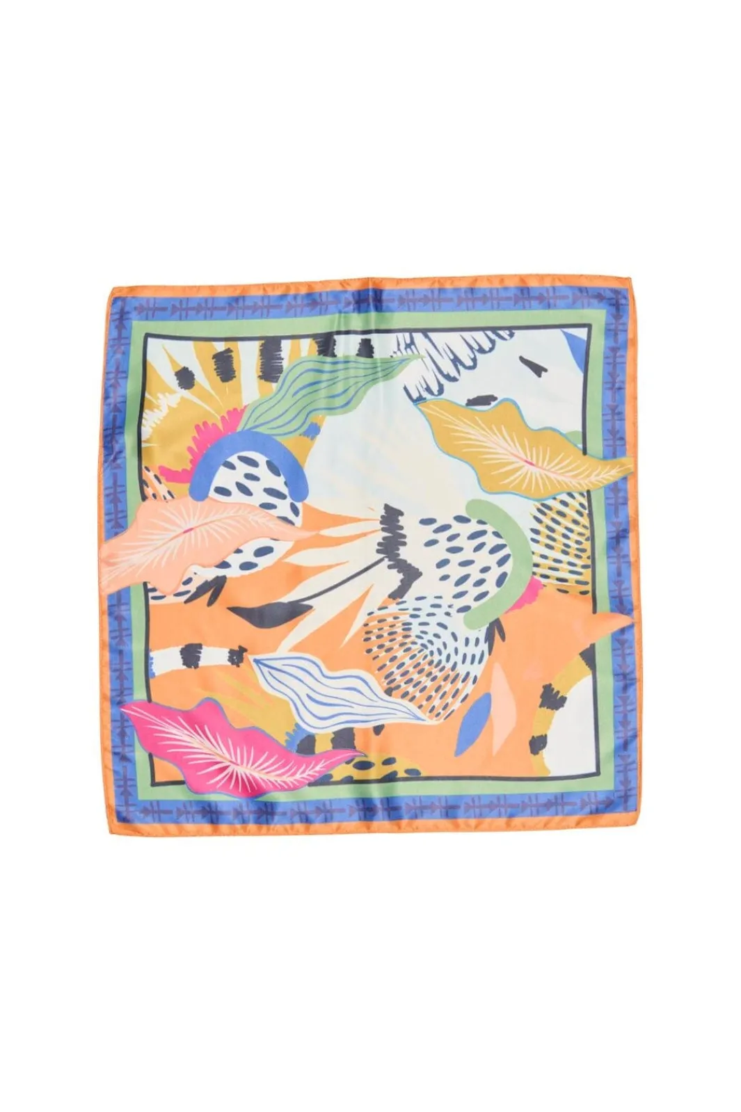 Clearance Only Onlemma Printed Satin Scarf Acc 4903176 Dazzling Blue Fluid Dots
