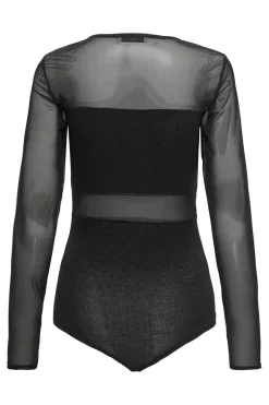 Best Only Onlesther Glitter L/S Body 4714567 Black