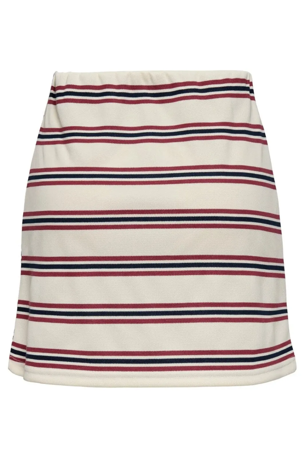 Online Only Onlevie Mini Skirt 4793086 Antique White Navy Blazer+Ruby Wine