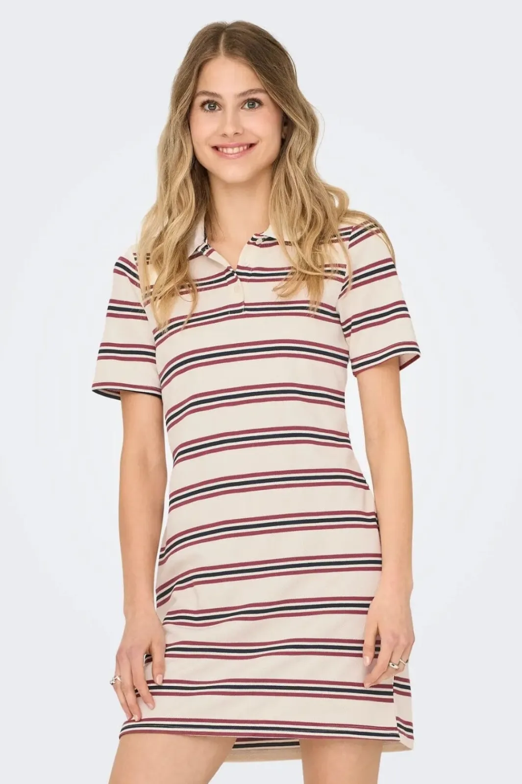 Only Onlevie S/S Polo Dress 15357166 4848808