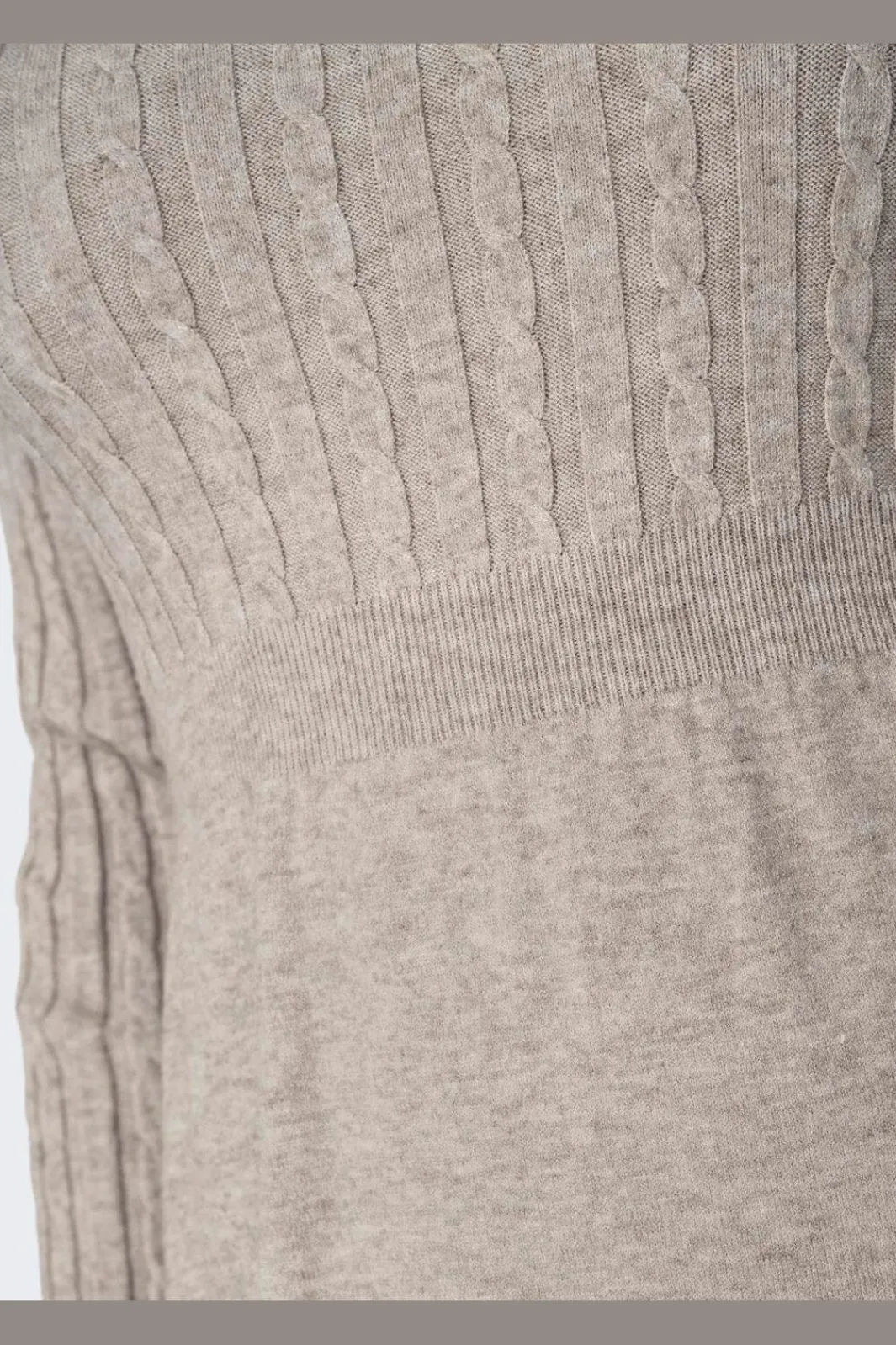 Outlet Only Onlfia Life Ls Cable Dress Knt 4338442 Weathered Teak Melange