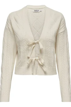 Best Only Onlfia Ls String Cardigan Knt Nca 4510273 Whitecap Gray