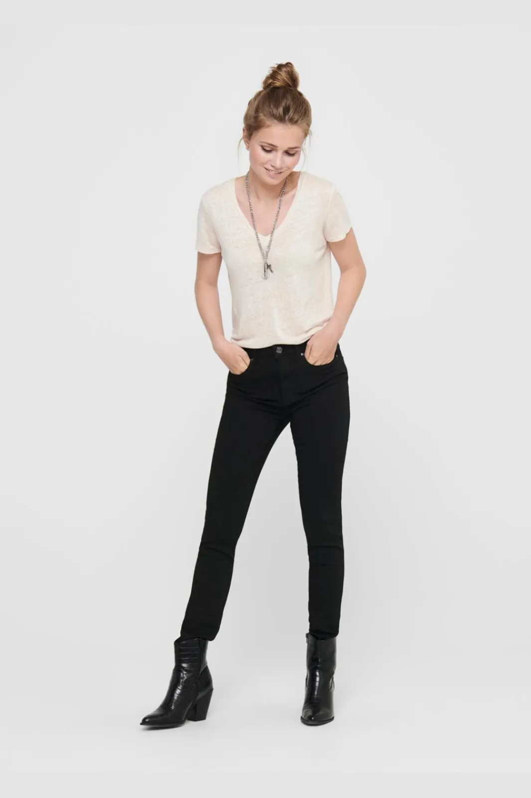 Hot Only Onlforever Black Life Sk 179674 Black Denim
