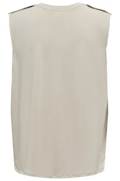 Clearance Only Onlfree Life S/L Modal Satin Mix Top 4736087 Feather Gray
