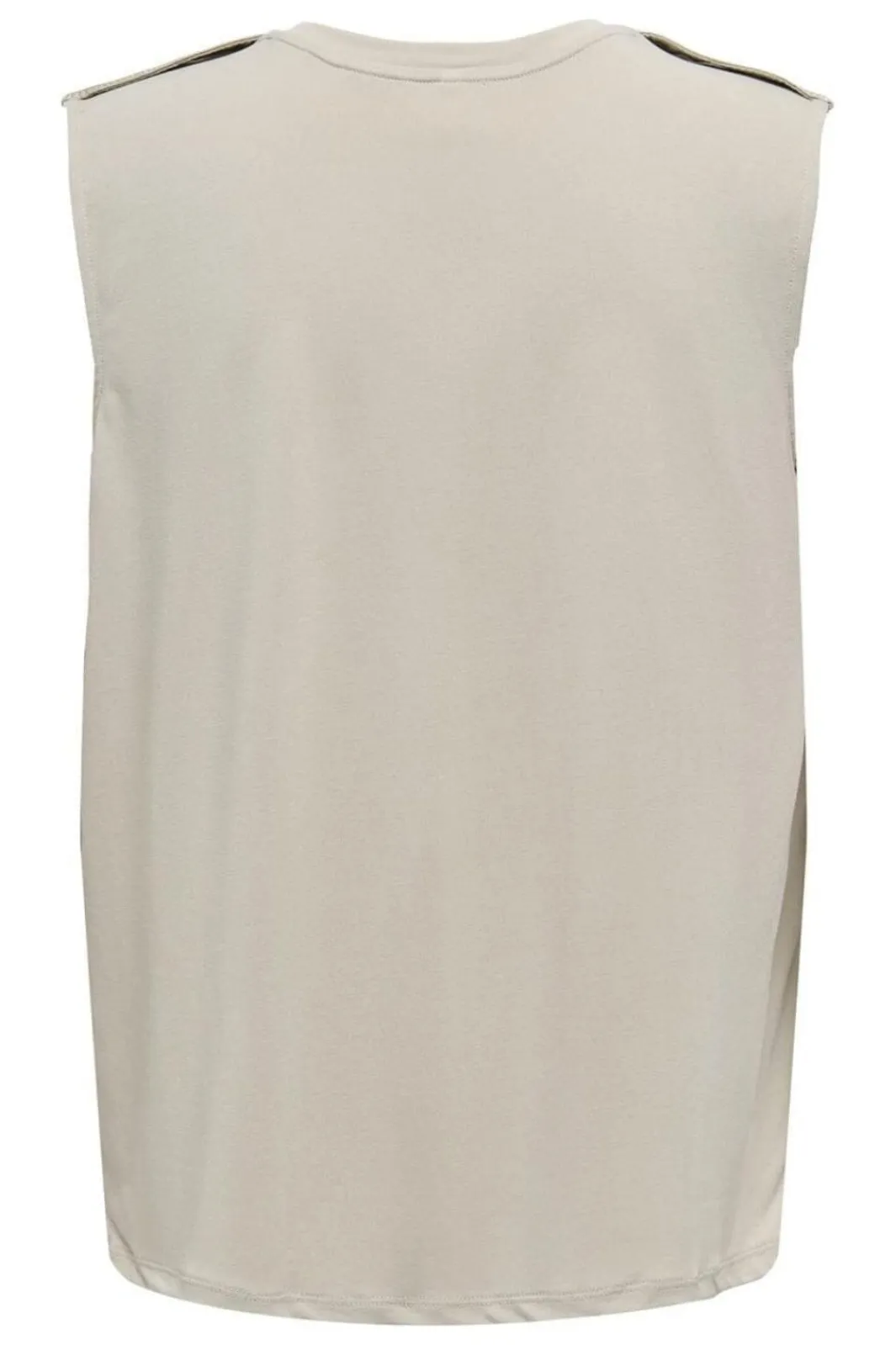 Clearance Only Onlfree Life S/L Modal Satin Mix Top 4736087 Feather Gray
