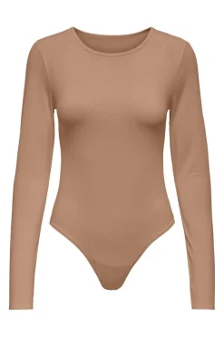 Best Only Onlfrida Supersoft L/S Crew Neck Body Ac 4825561 Tawny Birch