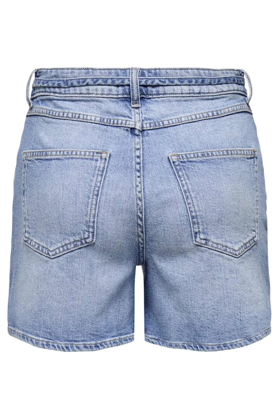 Sale Only Onlgianna Belted Shorts Azg 4888972 Light Blue Denim