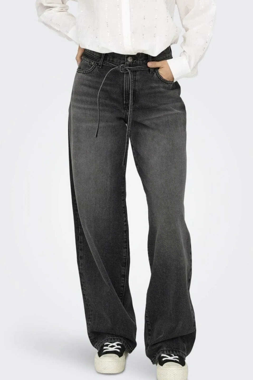 Only Onlgianna Straight Dot980 4740253 Washed Black