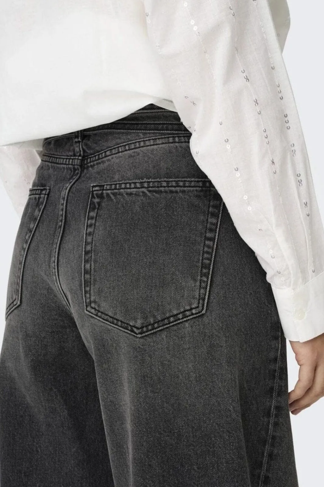 Only Onlgianna Straight Dot980 4740253 Washed Black